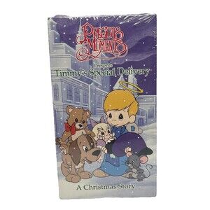 Precious Moments Presents Timmy's Special Delivery A Christmas Story SEALED VHS